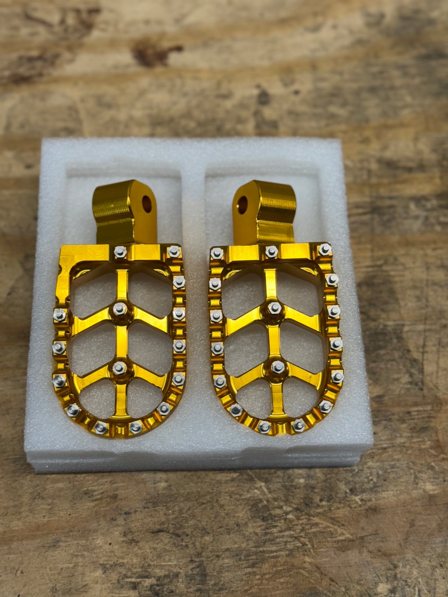 CNC Drop-In Foot Pegs For Razor Mx350,Mx500, Mx650, Sx500 & Rsf650