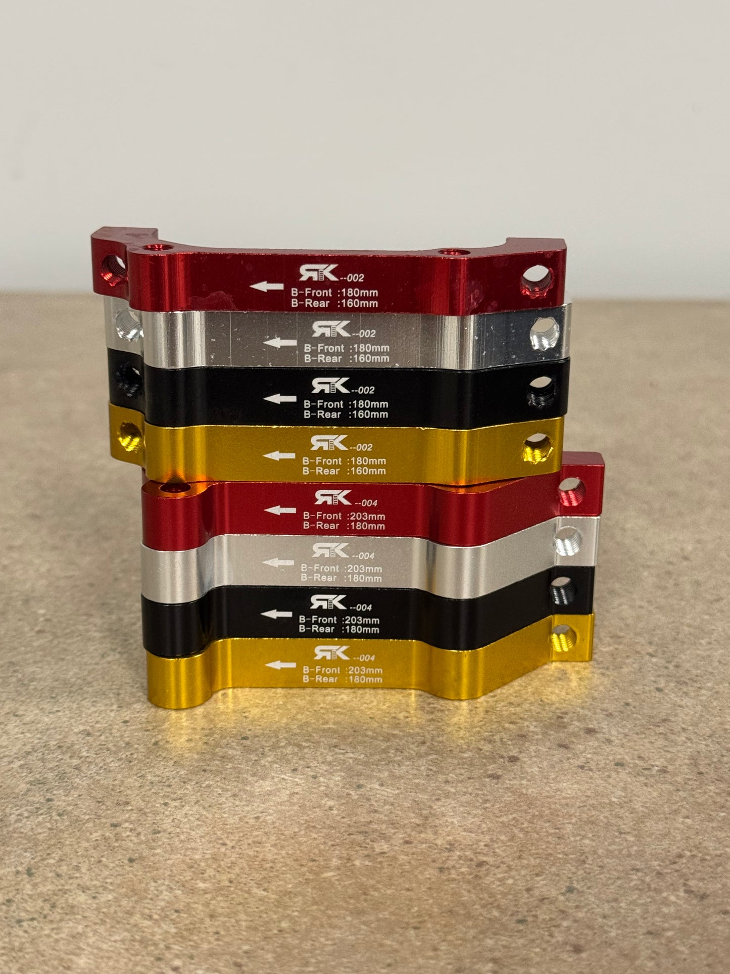 TRK 180mm big brake rotor kit