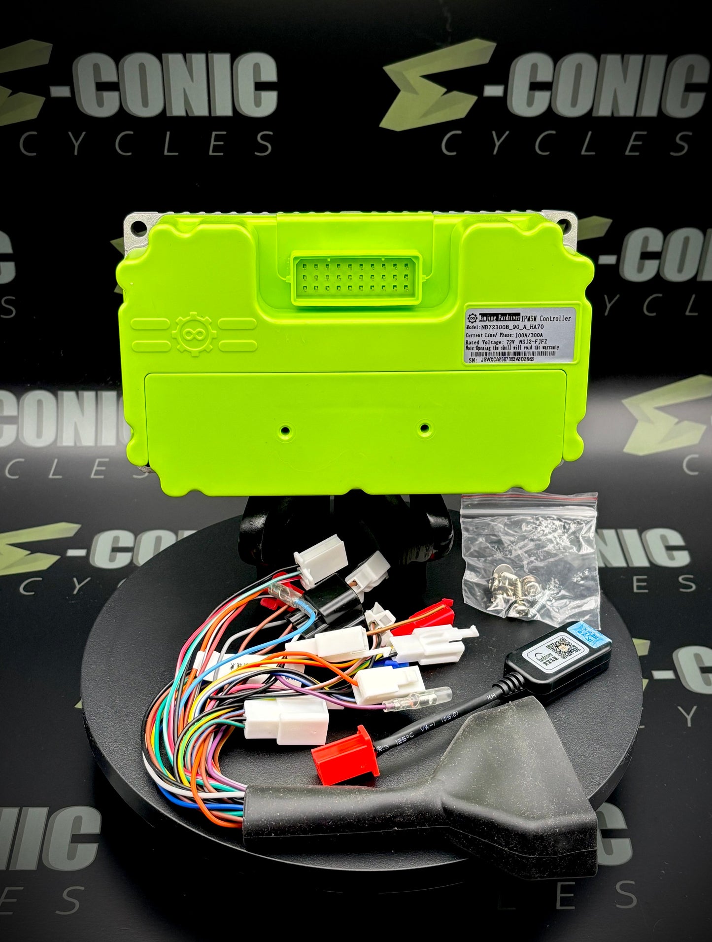 FarDriver Sinewave Controller:  ND72300b ENCODER w BUILT IN Bluetooth (Tuttio Soleil 01 or QRonge X1 Spark)