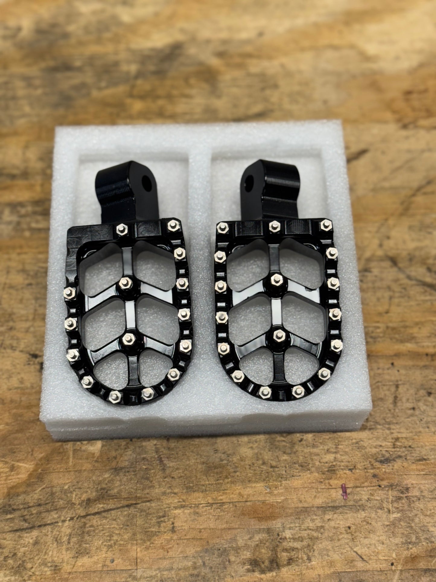 CNC Drop-In Foot Pegs For Razor Mx350,Mx500, Mx650, Sx500 & Rsf650