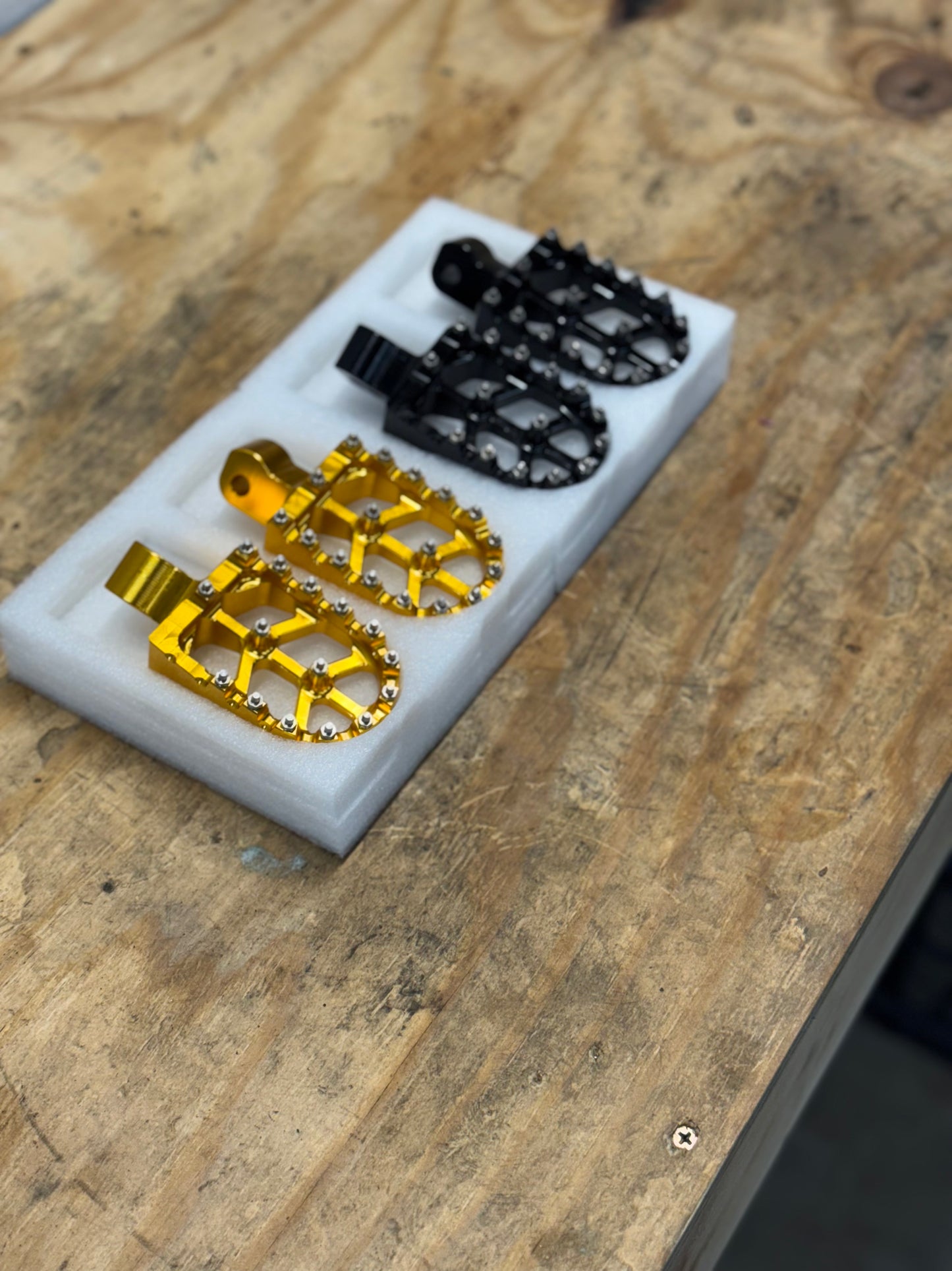 CNC Drop-In Foot Pegs For Razor Mx350,Mx500, Mx650, Sx500 & Rsf650