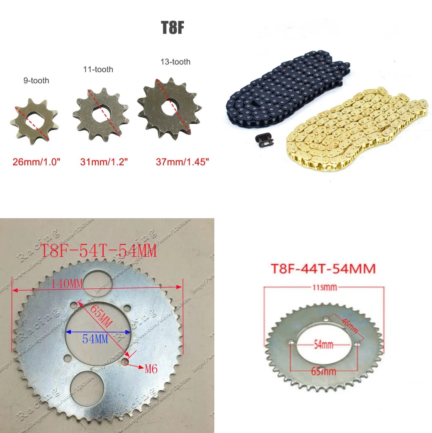 MY1020 T8F CHAIN UPGRADE KIT